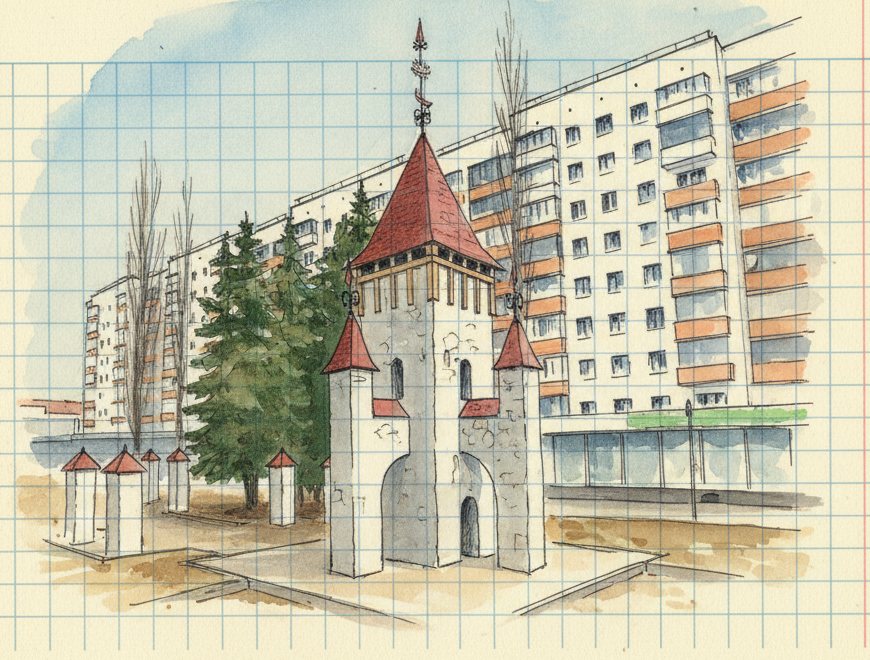 Детский городок у Театра кукол, Уфа
